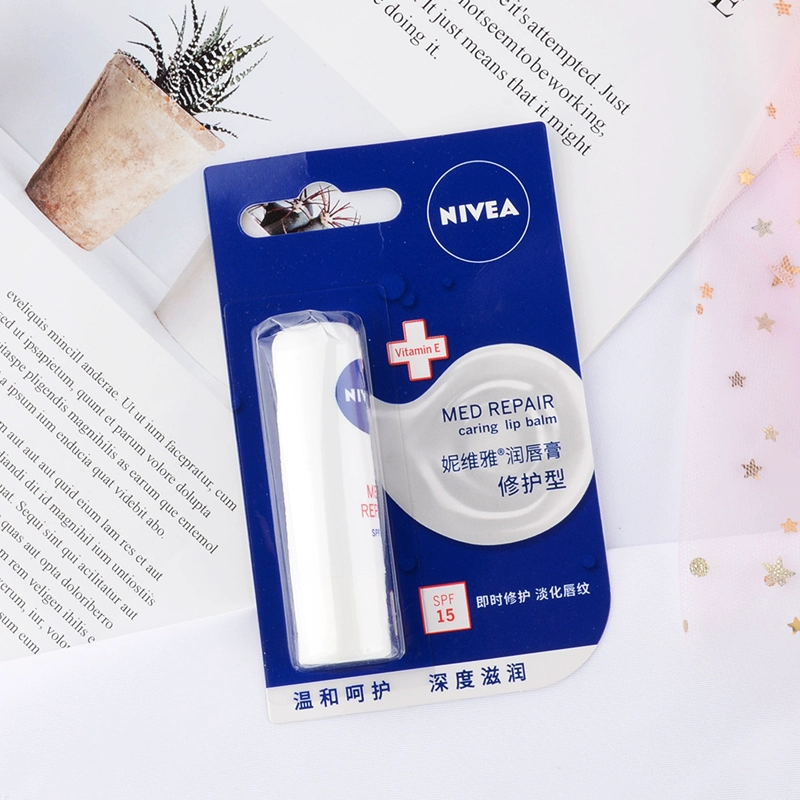 2 Nivea Lip Balm Giữ ẩm Giữ ẩm Chống khô Sửa chữa Khử môi Môi Nam và Nữ Son môi