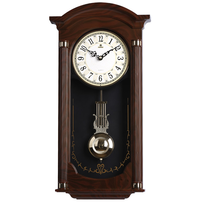 Barking creative pendulum clock Eurostyle hanging bell Music News When quartz clock table Living room clock antique hanging table muted wall clock