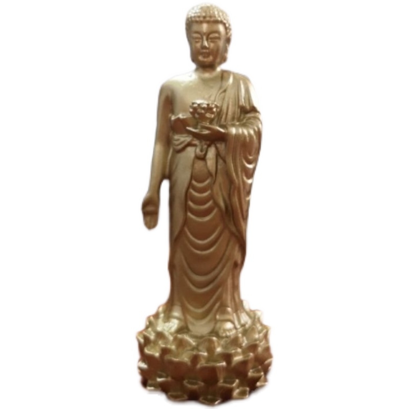 The Amitabha Buddha's small Buddha statue resin handicraft swing piece Amitabu Buddha 12 5 cm to worship Buddha-Taobao