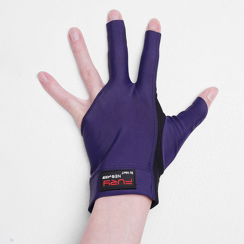 FURY Billiards Three Finger Gloves Billiards Supplies Accessories Billiards Club Billiard Gloves Nine Balls Black 8 Snooker