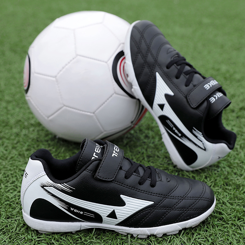 Children's football shoes Velcro male and female students broken nails artificial grass AG game assassin training non-slip breathable