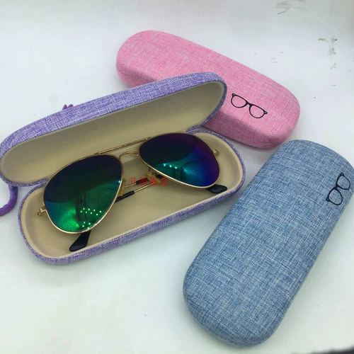 Очки, мультяшная система хранения, из хлопка и льна, с печатью вашего логотипа