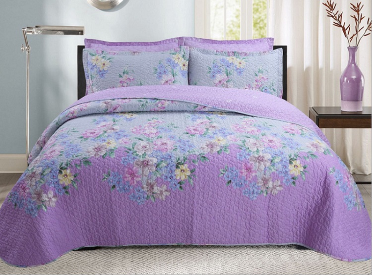 Xuất khẩu vải bông của Mỹ Twill Cottoned Giặt bông Khăn trải giường Ba mảnh Vườn Bông Điều hòa nhiệt độ Mùa hè mát mẻ - Trải giường chăn trải giường
