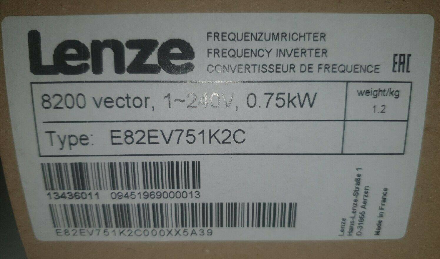Germany Lenze inverter E82ZM40234B