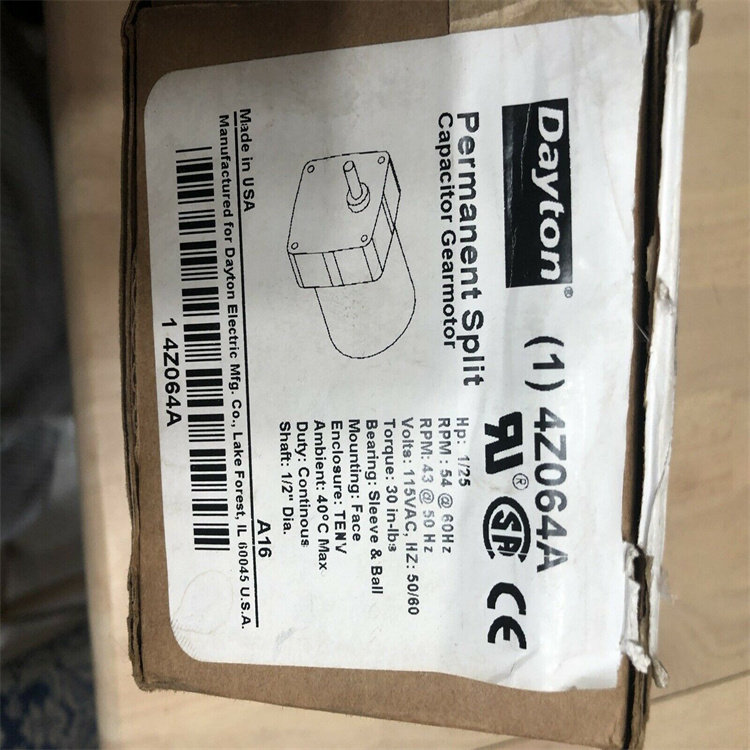 USA DAYTON motor 4Z134 in the United States of America