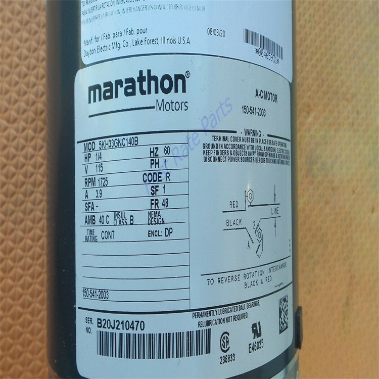 USA DAYTON motor 1LPL9 in the United States of America