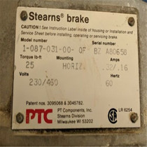 STEARNS electromagnetic brake 1-087-186-00