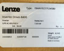Germany Lenze inverter E84AVHCE3034SX0