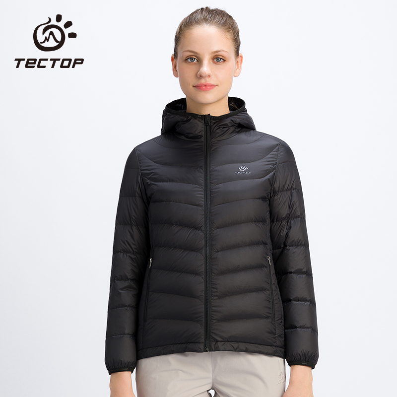 TECHCTOP EXPLORE OUTDOOR DUVET CLOTHING MEN'S AUTUMN WINTER LIGHT AND WARM WHITE DUCK SUEDE WINDPROOF SHORT AND DOWN CLOTHING WOMEN'S COAT-TAOBAO