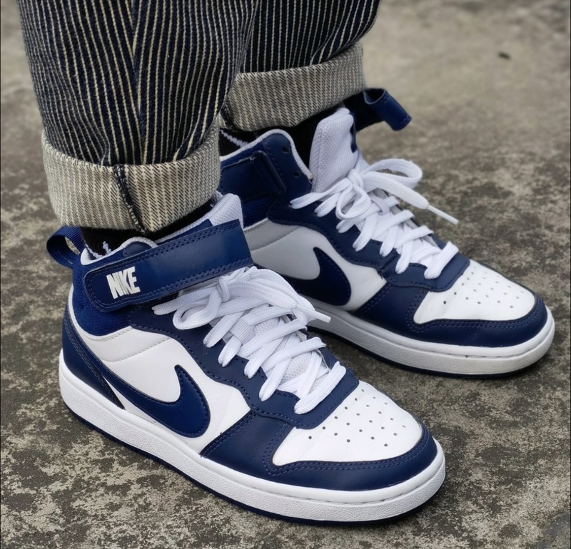 Nike Court Borough Mid 2 Obsidian Women's Mid-Top Skateboarding Shoes Cd7782-107 Nike Court Borough Mid 2 Obsidian Women's Mid-Top Skateboarding Shoes Cd7782-107
