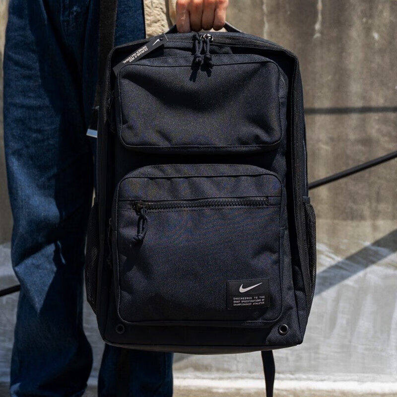 NIKE Nike schoolbag men's and women's large capacity sports basketball elite air cushion backpack travel backpack CK2668-010