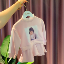 Baby girl Spring and autumn dress Girls Long sleeve Sweater dress Infant skirt Childrens childrens clothing Female autumn dress little girl