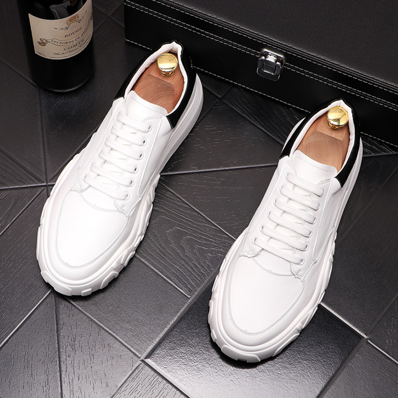 Tide Cards Summer New Trends Breathable Thick Bottom Small White Shoes Men's Korean Version 100 Hitch Hiking Casual Board Shoes