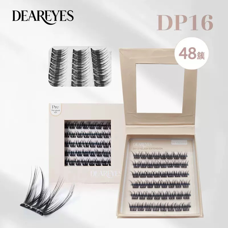 Glue-Free False Eyelashes for Beginners, Natural Curling Style, Glue-Free Self-Adhesive, No-Makeup Lazy Person's Trilogy Dp16 Glue-Free False Eyelashes for Beginners, Natural Curling Style, Glue-Free Self-Adhesive, No-Makeup Lazy Person's Trilogy Dp16