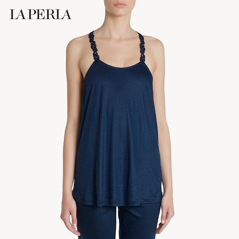 (Discount) LA PERLA Ladies ZEPHYR Sexy Back Camisole Pajamas Top - Taobao