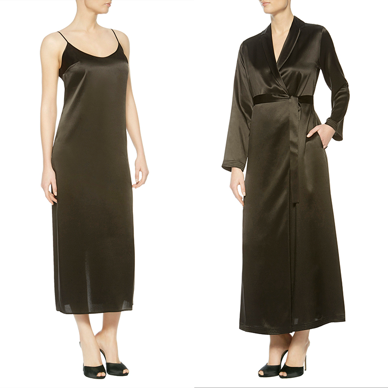 LA PERLA LADY SILK SERIES NOBLE TRUE SILK SLEEPING DRESSES SLEEPING ROBE SUIT