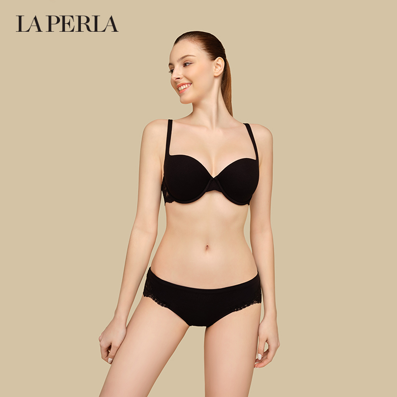 LA PERLA Women's SOUPLE Collection Elegant Tulle Floral Embroidered Sexy Panty