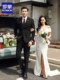 Luo Meng Groom Wedding Engagement Dress Suit Men's Korean Slim Casual Formal Suit Men's Three-piece Suit