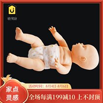 Five-pack baby diapers non-wet cotton breathable washable baby diapers Leak-proof summer newborn diapers ring pull pants