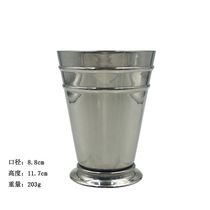 304 stainless steel pit cup new bar household cup Red wine wine cocktail cup Beer cup thickened cup