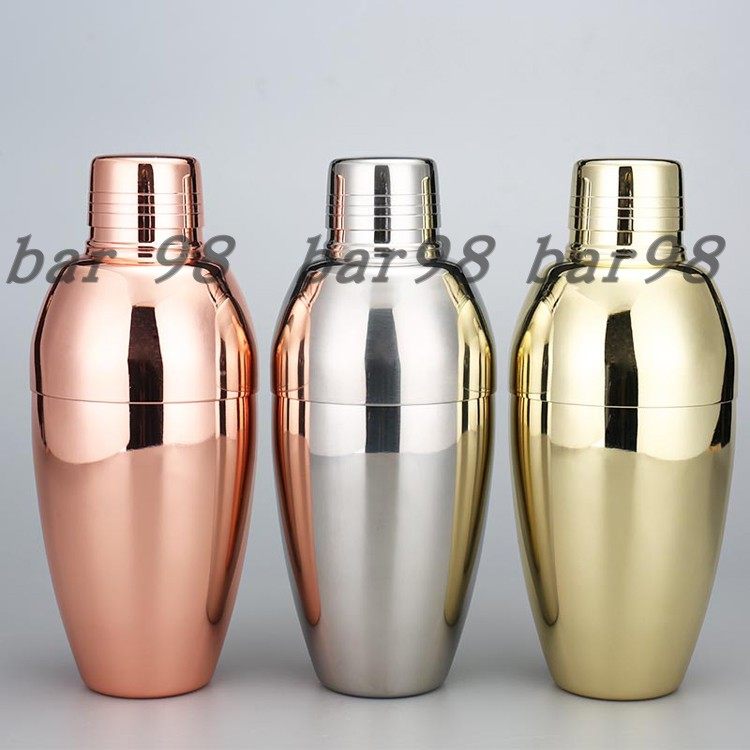 Stainless steel 304 Japanese shaker cocktail shaker three-stage snow keg cup shaker550ml