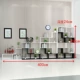 Giá sách đơn giản kệ sách đơn giản hiện đại kệ sách kệ lưới sáng tạo sàn miễn phí kết hợp kệ sách tiết kiệm không gian - Kệ kệ treo tường trang trí