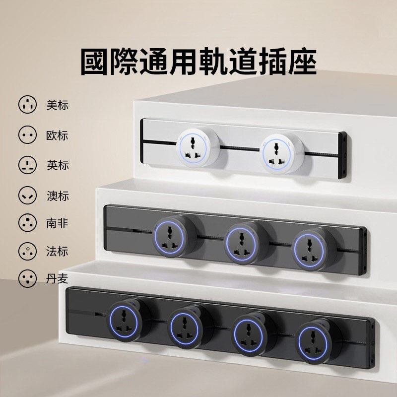 International Standard British Track Socket, Multi-Functional European-Style Kitchen-Specific British and American Standard Power Slide Rail Socket International Standard British Track Socket, Multi-Functional European-Style Kitchen-Specific British and American Standard Power Slide Rail Socket
