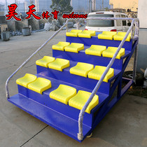 The manufacturer specializes in the production of 16-seat finish referee stands timing stands stands track and field equipment and referee tools.