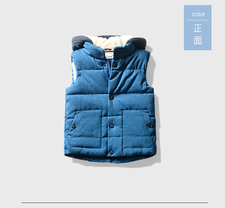 Áo vest trẻ em mùa thu đông 2019 Quần áo trẻ em mới cho trẻ em lớn cộng với áo nhung bé trai vest dày áo gile vest bé trai