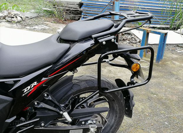 Áp dụng hợp kim nhôm xe máy DR160 bên hông hộp phía sau hộp bên hông vali HJ150-10D thùng đựng đồ xe winner x