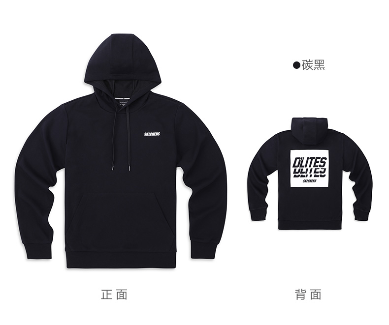 Skechers SKECHER Thời trang nam trùm đầu Áo dài tay Áo thường xuyên Áo thun thể thao - Thể thao lông cừu / jumper hoodie xanh dương