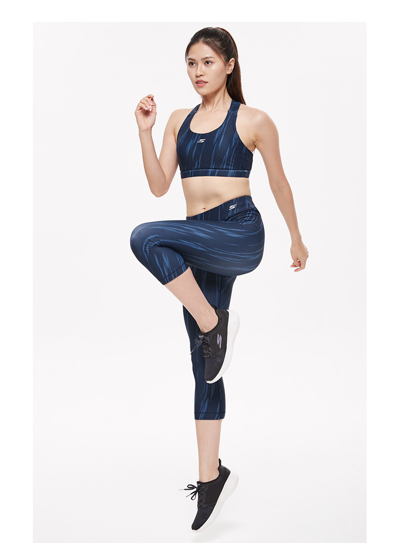 Skechers SKECHER Phụ nữ mới I-Bind Đồ lót thể thao In Bra SDAWF18Y001 áo tập yoga