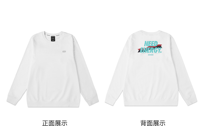 Skechers斯凯奇 男女同款 休闲运动卫衣 图8