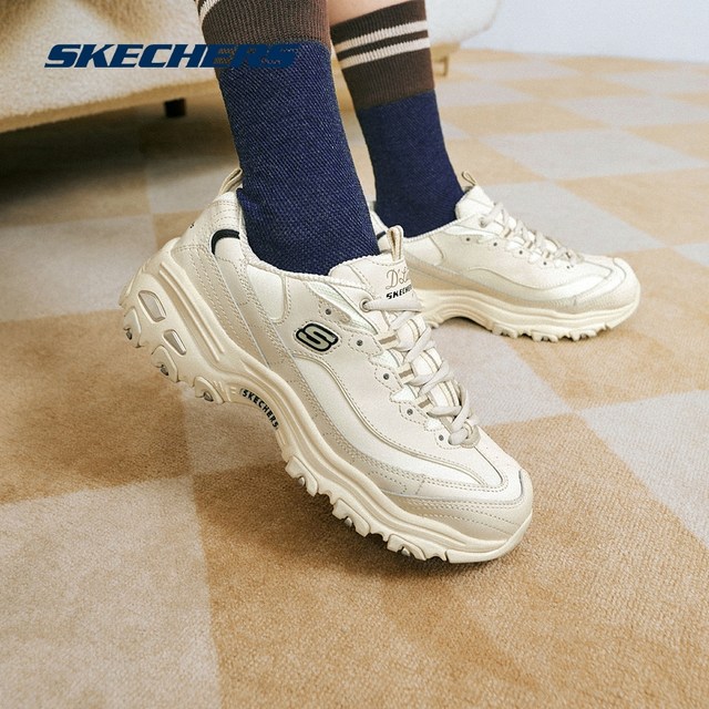 ເກີບຜູ້ຍິງ Skechers Skechers ເກີບຄູ່ຜົວເມຍ ເກີບຫນັງສີຂາວ ເກີບຜ້າໃບ ເກີບເກີບຜູ້ຊາຍ