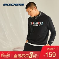 Skechers nam mới đan áo khoác áo len áo len lỏng lẻo SDAMF18B359 áo khoác hoodie zip