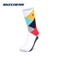 Skechers Skechers Vớ nam mới Lingge Vớ trung bình Cặp vớ thể thao SMSMW18R423 tất cổ ngắn