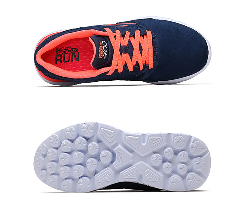 Skechers Giày nữ SKECHERS Giày chạy bộ nhẹ Giày da lộn đế mềm Giày thể thao hấp thụ Giày chạy bộ 14801 mua giày thể thao