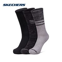 Skechers Skechers Vớ nam mới Vớ đơn giản Vớ thể thao Ba cặp SDSMF18Z903 tất cổ ngắn