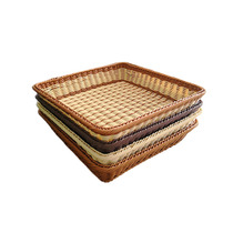 Fruit Basket Rattan woven containing Vine Woven Containing basket Living room with supermarket display basket Large Number of plastic
