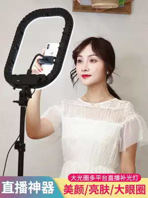 led mobile phone Live fill light anchor beauty skin rejuvenation Net red soft light shooting ring light photography light 14 inches