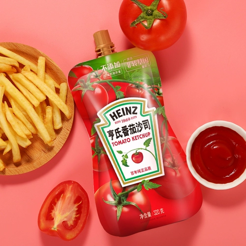 Heinz/Heinz Томатный сазис -саси соус, томатный соус из черного перца соус выпечка сырья ингредиенты суши ингредиенты