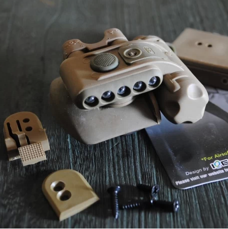 Lego Second-generation Tactical Safety Helmet Lamp Signal Lamp Cap Lamp Field Headlights (LED luminous) Clay Color Black