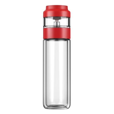 Kailin tea separation tea cup double-layer glass limited edition tea cup creative water cup filter portable female cup