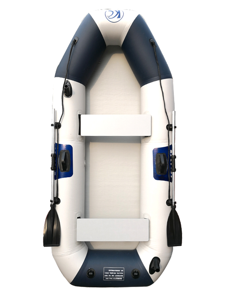 Kuxi thickened rafting inflatable clip net boat leather rowing rubber boat 2345 people assault boat Fishing air cushion fishing boat wear-resistant