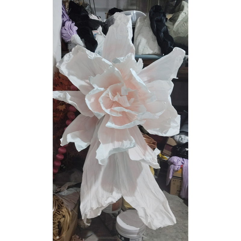 2m Giant Pleated Paper Flowers for Wedding Decoration, Handmade Large Flowers for Wedding Backdrop Arrangement Props 2m Giant Pleated Paper Flowers for Wedding Decoration, Handmade Large Flowers for Wedding Backdrop Arrangement Props