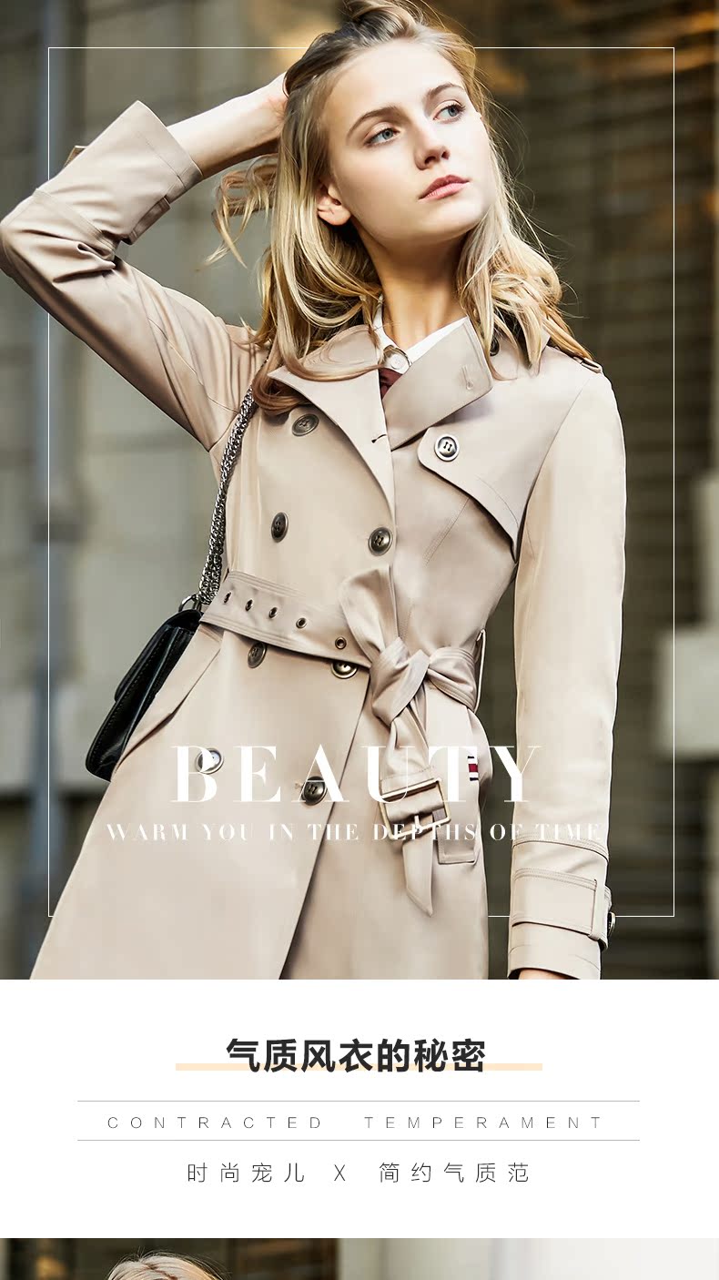 Trench pour femme en Polyester en Polyester - Ref 3226019 Image 7
