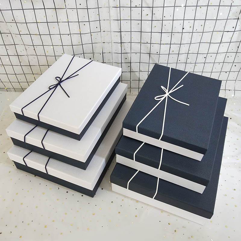 Empty Birthday Gift Box, High-End Photo Frame Gift Box, Simple Packaging for Clothes and Shirts, Exquisite Gift Box