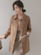 2025 Autumn and Winter New Double-Sided Cashmere Coat for Women, Mid-Length, Loose, High-End, Elegant 100% Wool Coat