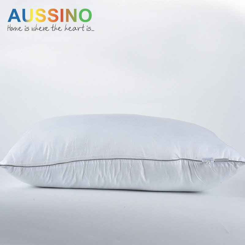 Aussino Aussie Slave Plume Fleece Fiber Pillow Star Hotel Single Washed Soft Silk Pillow Core Pair