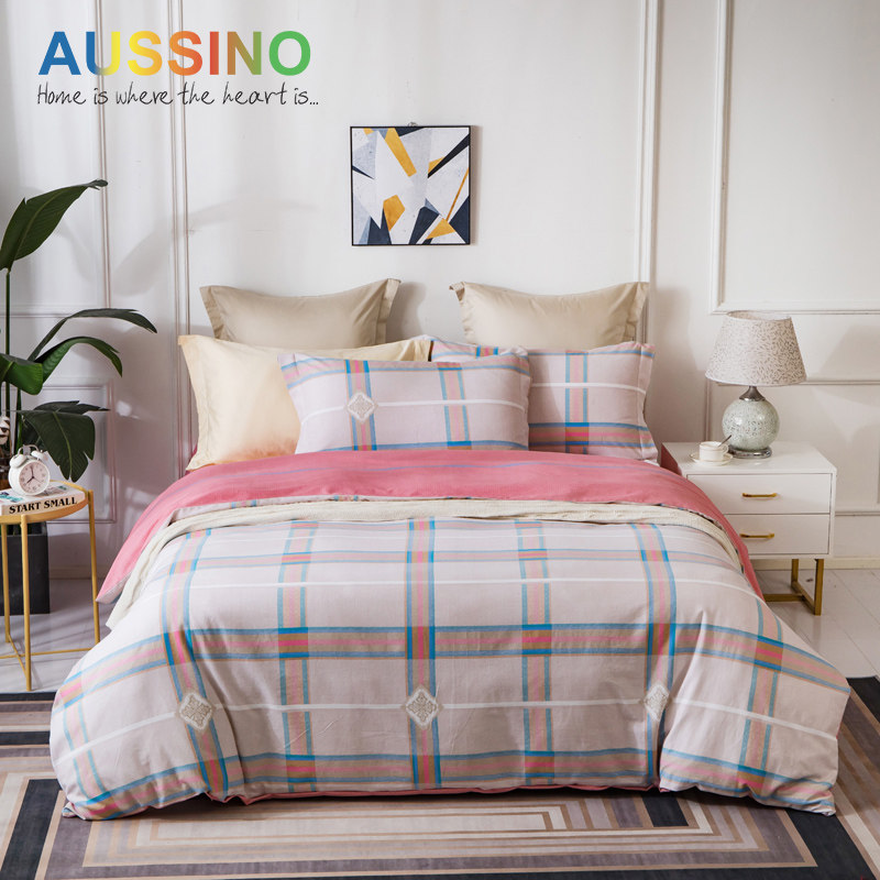 Aussie Slave Autumn Winter Thickening Abrasive pure cotton four pieces Bed Goods Kit All-cotton Bed with Lockmanning